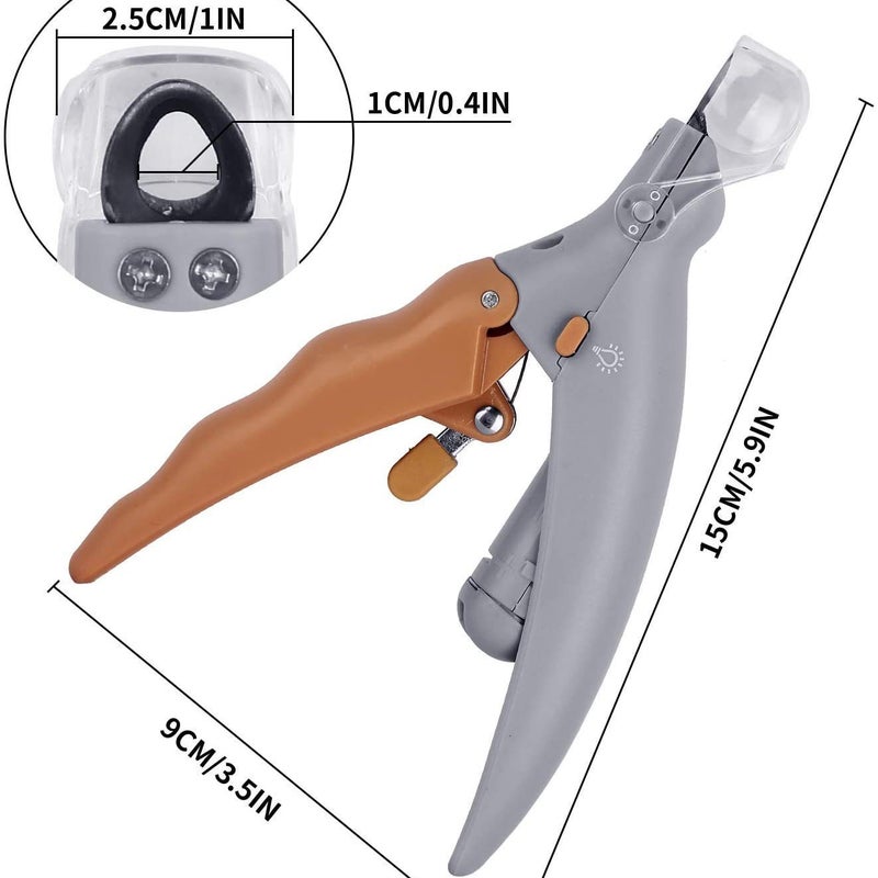 Peti Nail Clipper Pet Led With Light Nail Clipper Cat Dog Cleaning Scissors Beauty Luminous Nail Clipper - Image 3